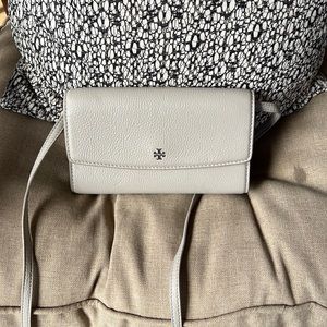 Tory Burch wallet on strap